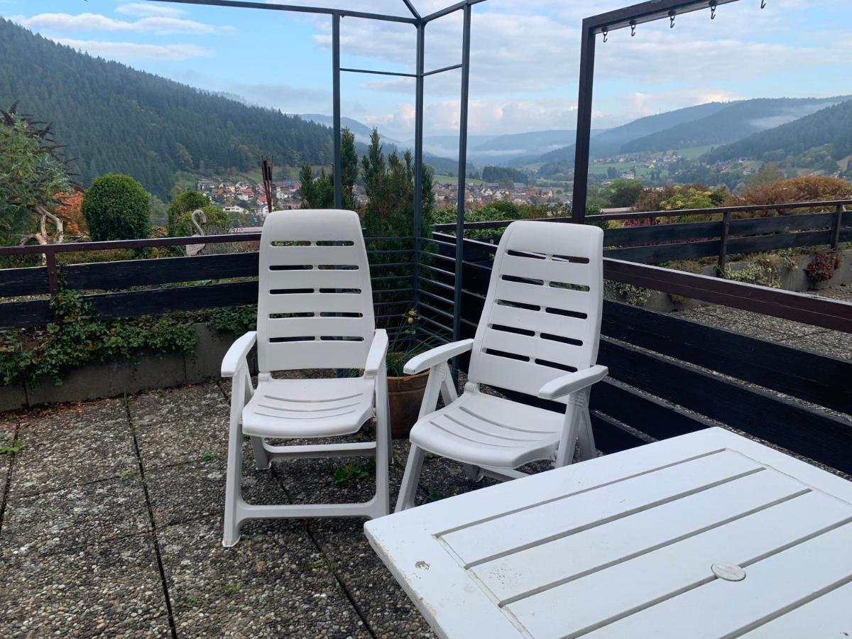 Appartement Mit Herrlicher Aussicht Uebers Murgtal Baiersbronn Eksteriør bilde