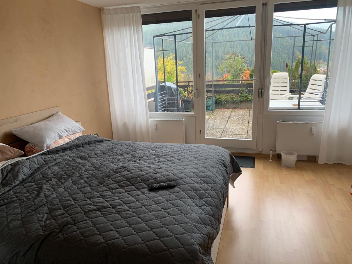 Appartement Mit Herrlicher Aussicht Uebers Murgtal Baiersbronn Eksteriør bilde