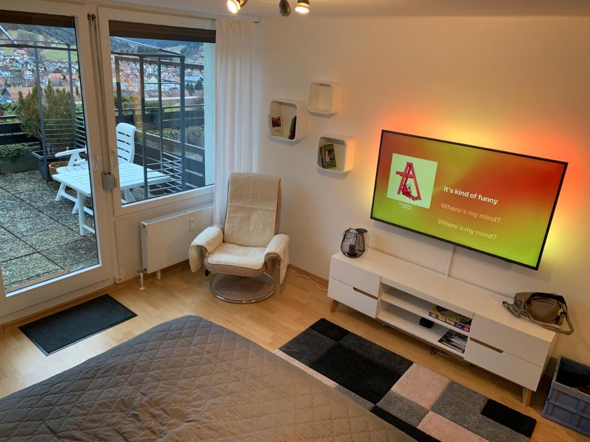 Appartement Mit Herrlicher Aussicht Uebers Murgtal Baiersbronn Eksteriør bilde